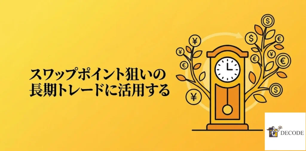 スワップポイント狙いの長期トレードに活用する