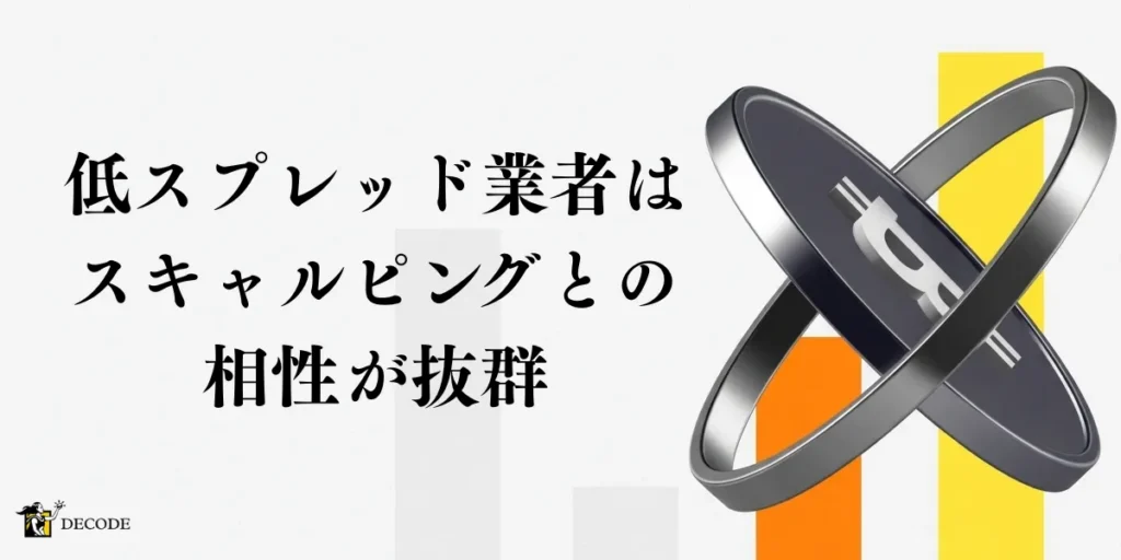 低スプレッドの海外FX業者はスキャルピングとの相性が抜群