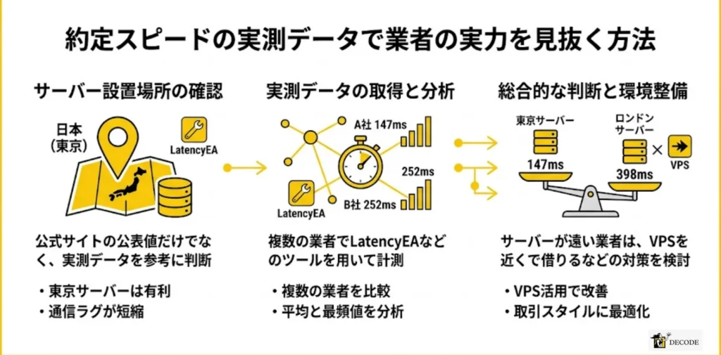 約定スピードの実測データで業者の実力を見抜く方法