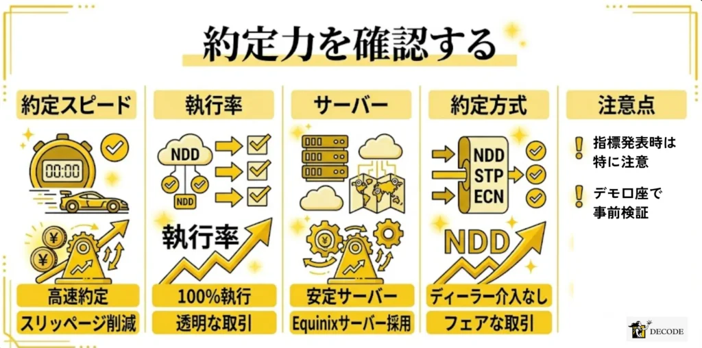 約定力の高さがゴールド取引の質を左右する