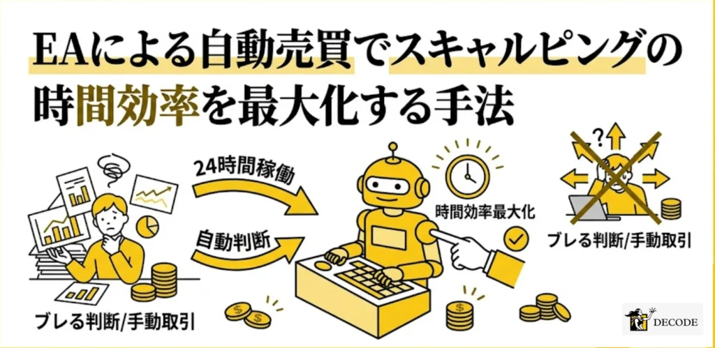 EAによる自動売買でスキャルピングの時間効率を最大化する手法